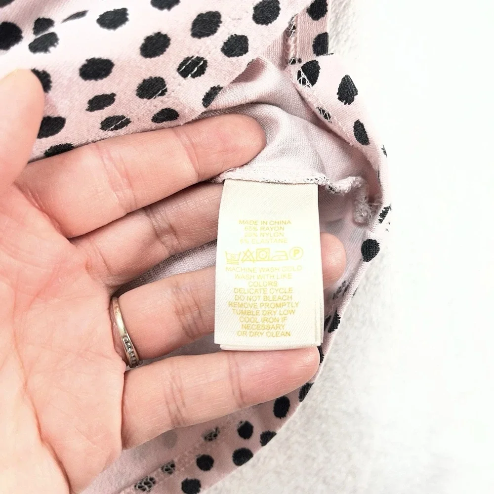 Kate Spade New York Skirt the Rules Dress Toddler Girls 4 Polka Dot Bow Zip Back